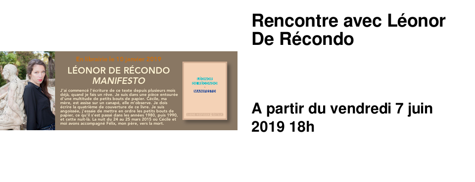 Rencontre avec L�onor De R�condo